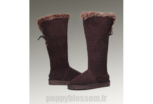 Produit représenté Ugg-215 bottes hautes de chocolat fourrure de renard?